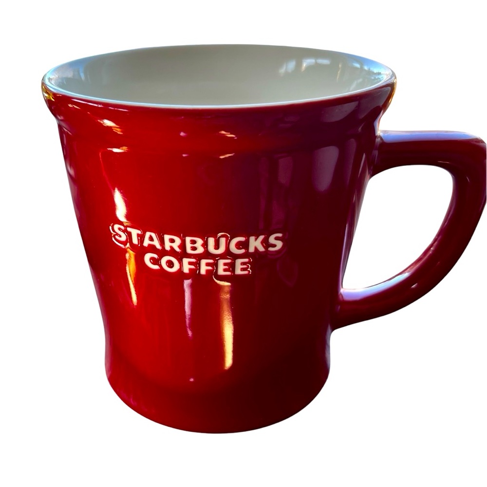 2009 Collectible Starbucks Mug with Deep Embossed Lettering